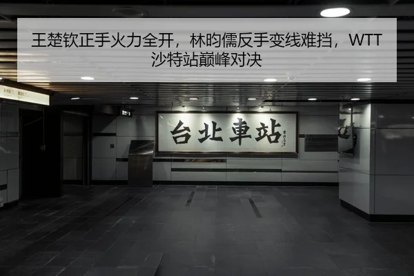 王楚钦正手火力全开，林昀儒反手变线难挡，WTT沙特站巅峰对决