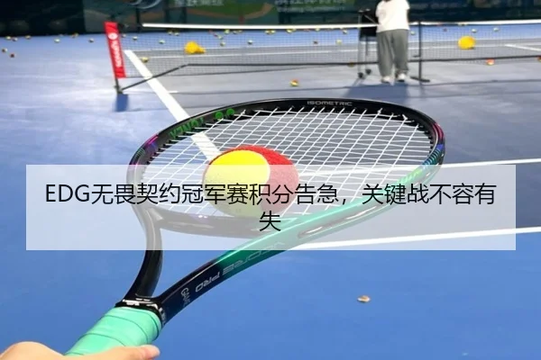 EDG无畏契约冠军赛积分告急，关键战不容有失