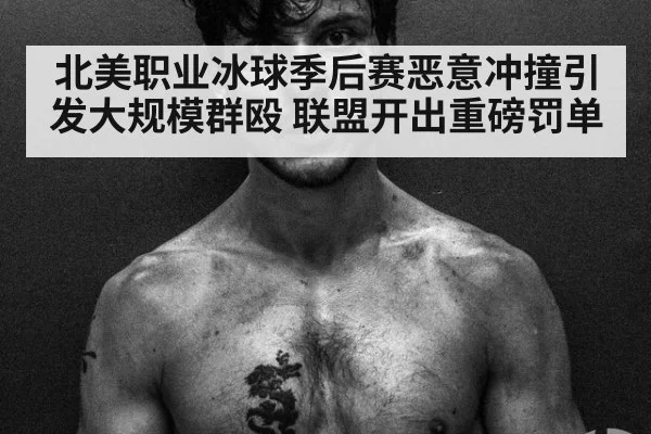 北美职业冰球季后赛恶意冲撞引发大规模群殴 联盟开出重磅罚单
